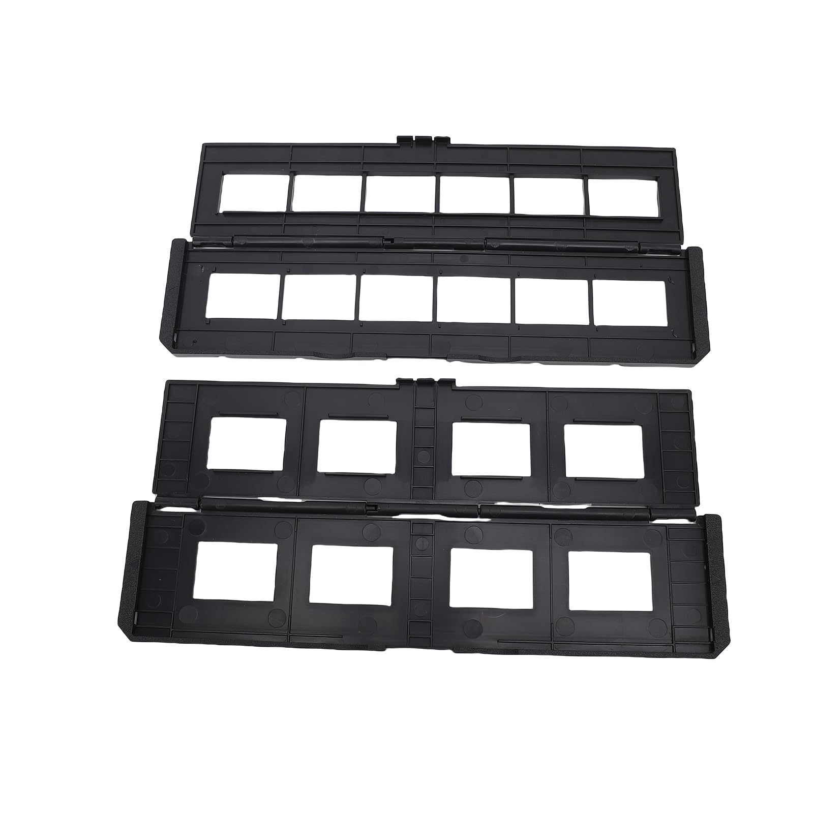 Sxhlseller Soporte para Películas Negativas de 35 Mm, 6 Cuadros y Soporte para Diapositivas de 135 Mm, Juego de 4 Cuadros, Compatible con Escáneres de Películas 7200 7200U, Bandeja Plana