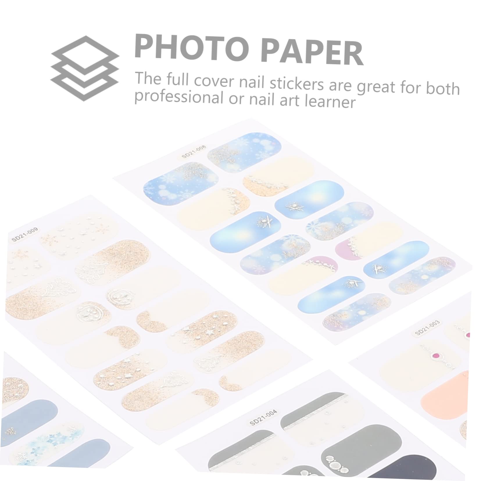 5 Set Stickers Per Nail Art Autoadesivi Adesivi Per Unghie Eleganti E Colorati Decorazioni Per Unghie Adesive Per Speciali 6 Fogli*5
