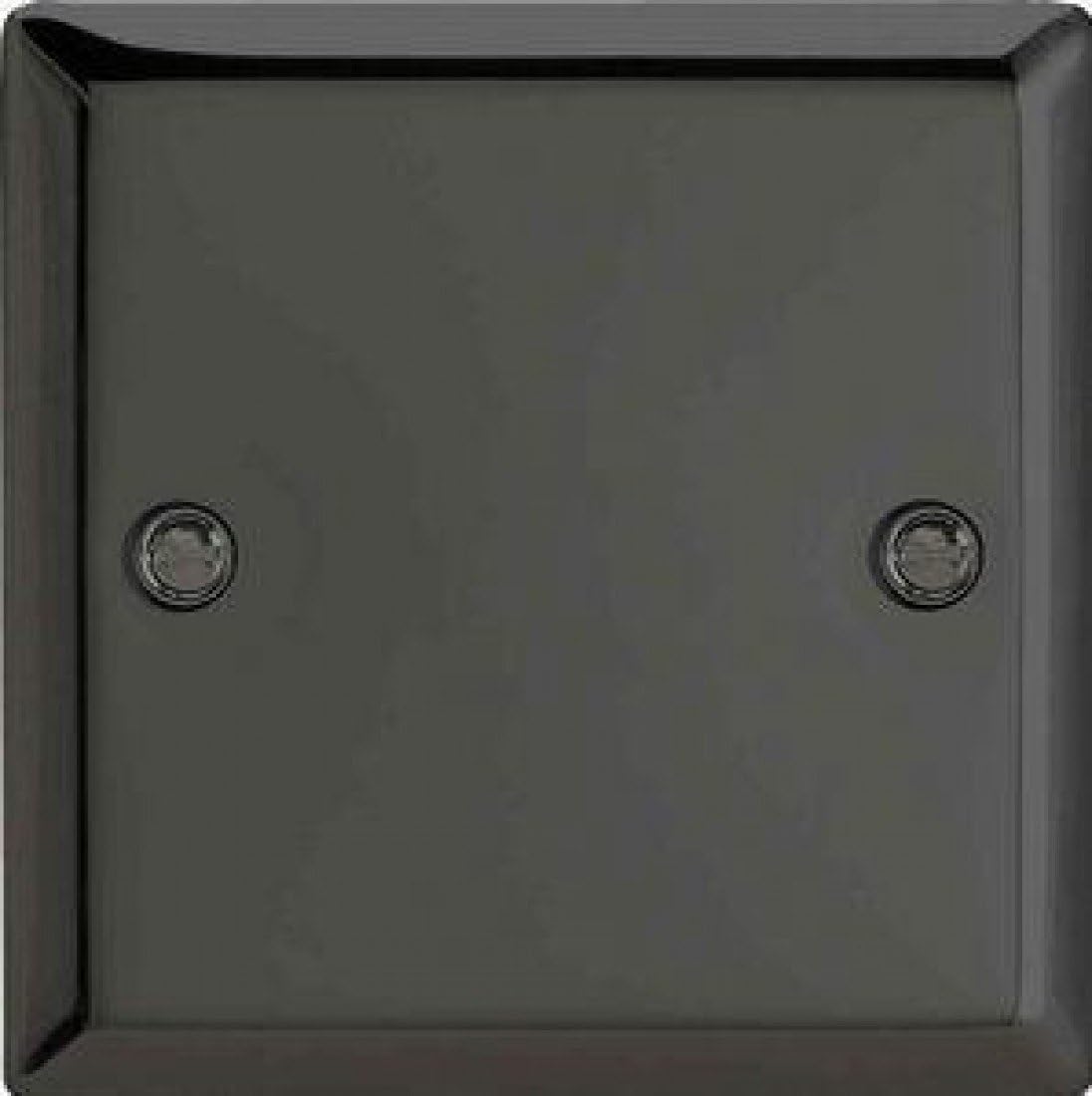 Varilight Single Blank Plate Georgian Brass XGSB