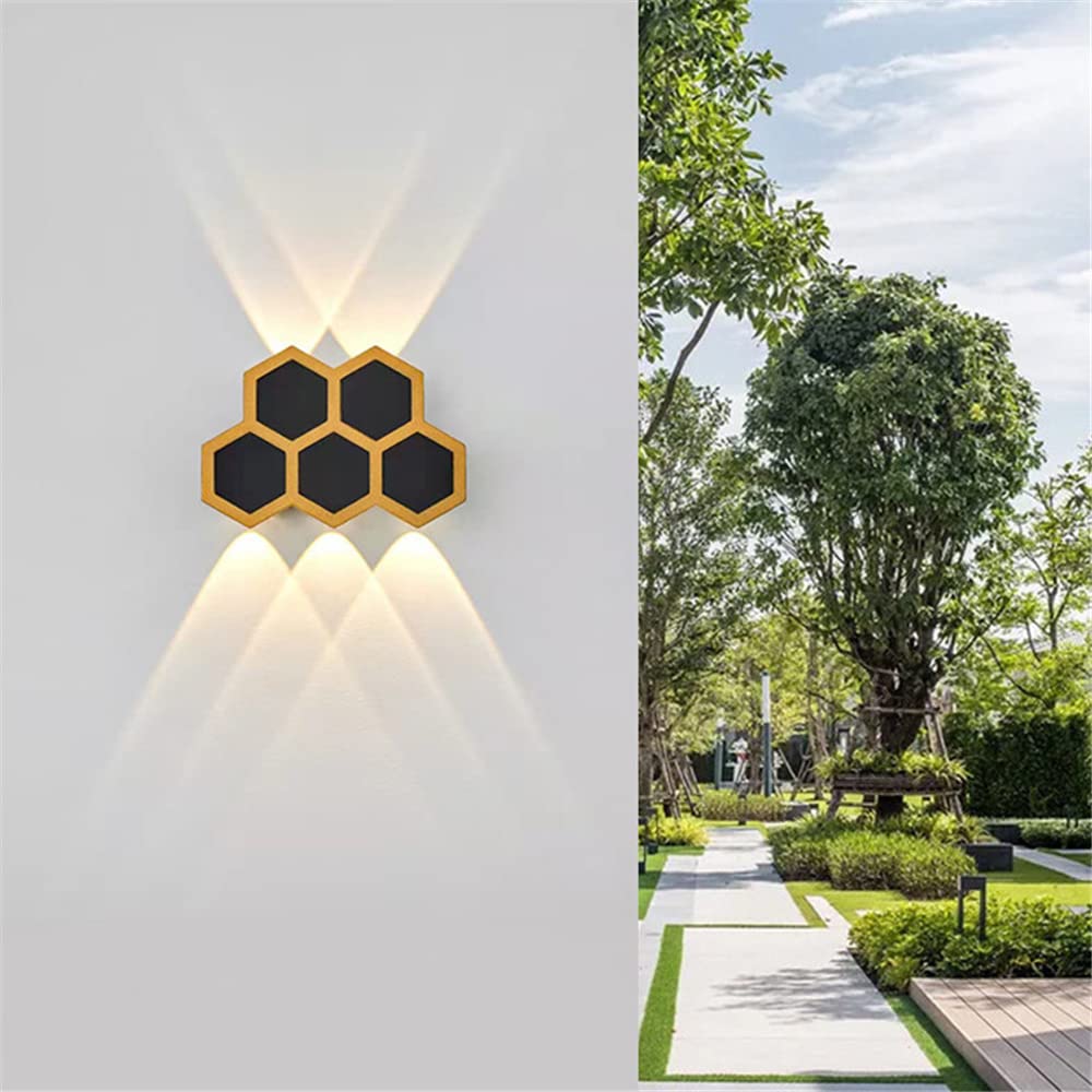 Outdoor Wall Lamp Waterproof Balcony Led Outdoor Lamp Staircase Aisle Creative Courtyard Garden Lighting Door Super Bright External Wall Light (watts, 5)