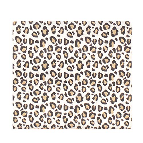 Image of Hudson Baby Unisex Baby Cotton Flannel Receiving Blankets, Leopard, One Size (Pack of 2)