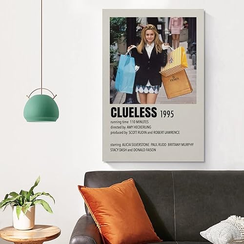 Miniatura 4 de ENZD Clueless - Póster de película para habitación estética de los años 90, póster artístico y arte de pared, póster moderno para decoración de