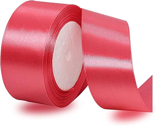 Miniatura 38 de Cinta dorada para envolver regalos, cinta de satén de 1 pulgada x 25 yardas para manualidades, fabricación de lazos para el cabello, coronas, ramos