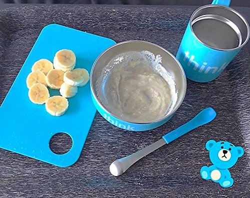 Thinkbaby The Complete Bpa Free Feeding Set, Light Blue #TOP3
