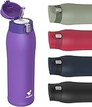 AORIN Stainless Steel Water Bottle, 750 ml BPA Free Thermal Bottle, Children's Water Bottle, Leak-Proof Thermal Canteen, Double Wall Vacuum for Sport, Travel, Yoga, Office