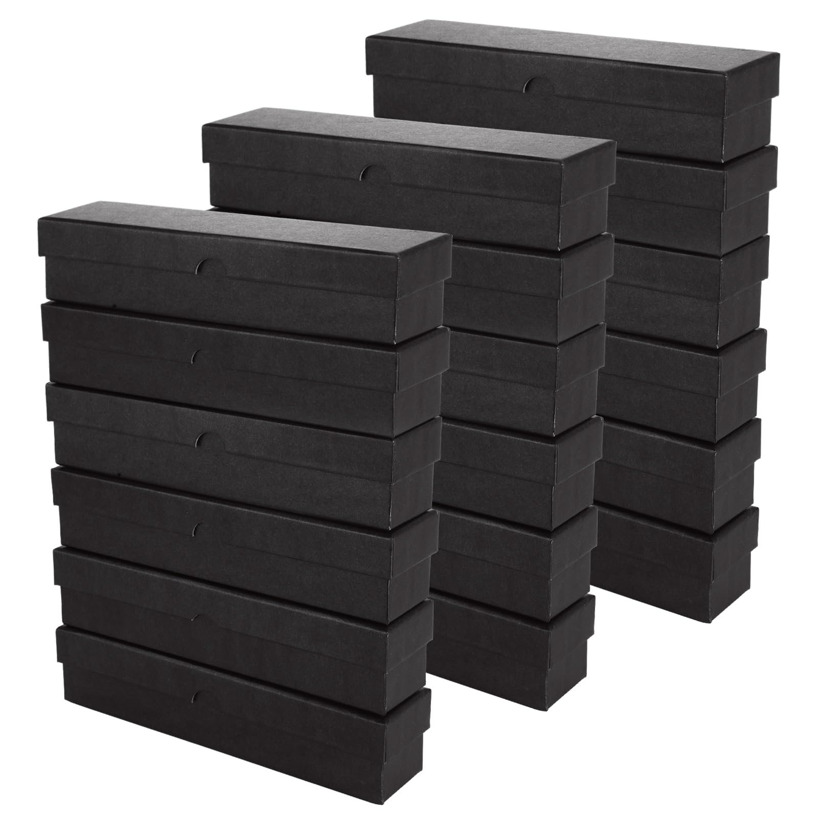 Acrux7 18 cajas de almacenamiento de monedas de cartón negro, caja de colección de monedas, suministros para cápsulas de monedas de 46 mm, volteos de monedas de 1.5 pulgadas