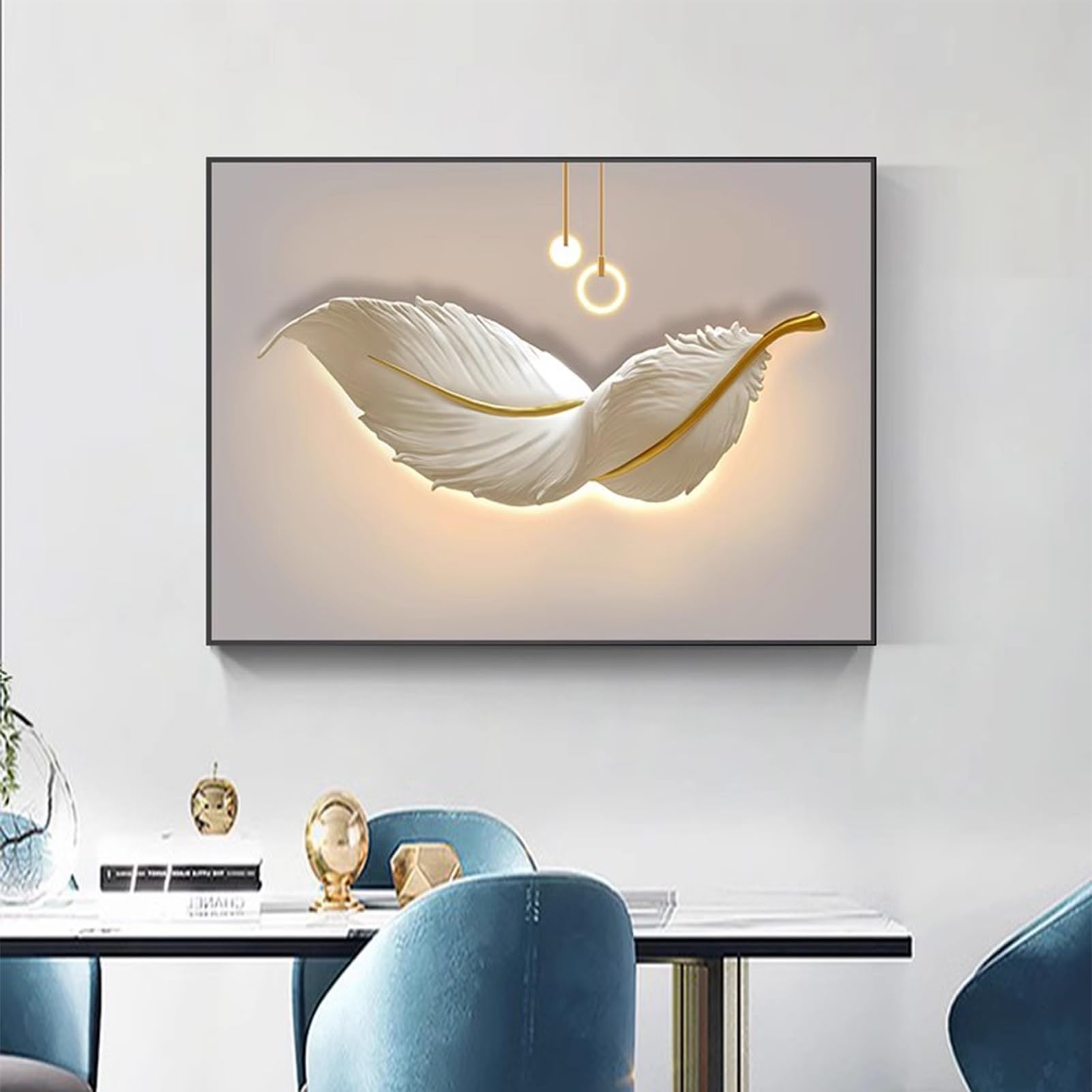 Copertura Decorativa Moderna del Contatore Elettrico Quadro Copri Quadro Elettrico Coperchio Contatore Elettrico Decorativo Quadro Copri Contatore(A,60x50cm)