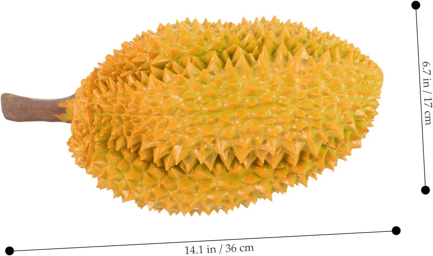 Realistic Fake Durian Fruit Model for Home Decor Simulation Durian Decorative Prop for Parties and Photography Natural Looking Pineapple