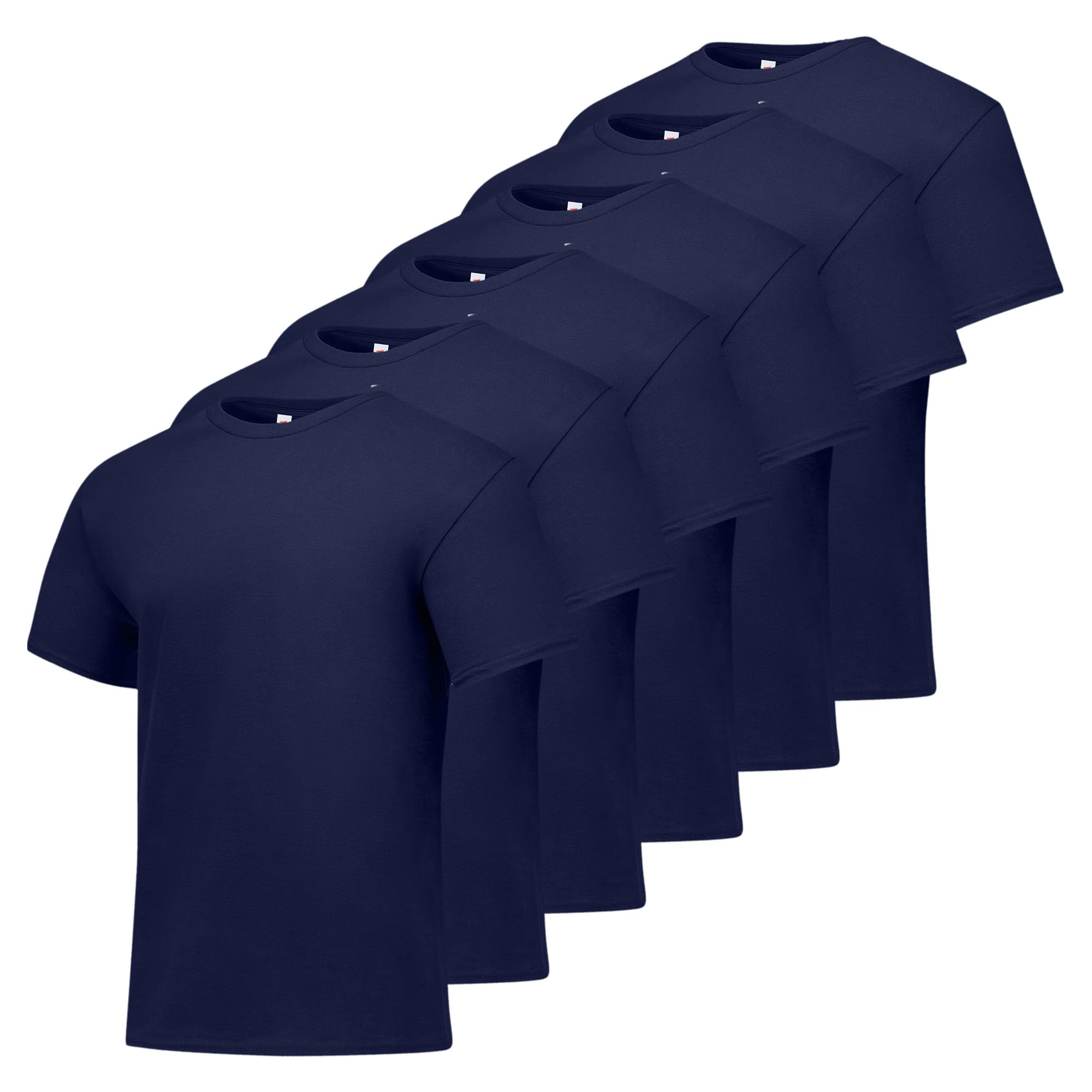 Hanes Essentials Men's T-Shirt Pack, Men's Short Sleeve Tees, Crewneck Cotton T-Shirts for Men, Value Pack