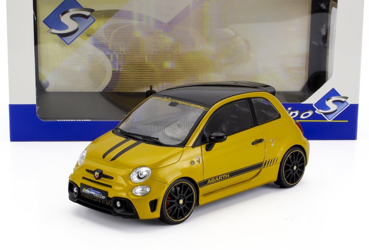 SOLIDO アバルト 595 1/18ミニカー Amazon | ソリド フィアット アバルト ミニカー 1/18 Fiat F595 Abarth