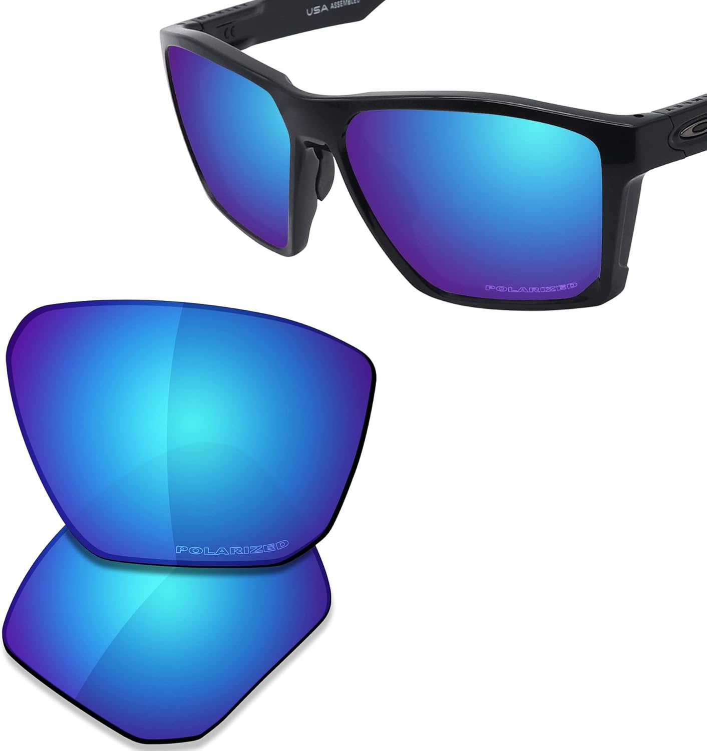 SAUCER Premium Replacement Lenses & Nosepads for Oakley Targetline OO9397 Sunglasses
