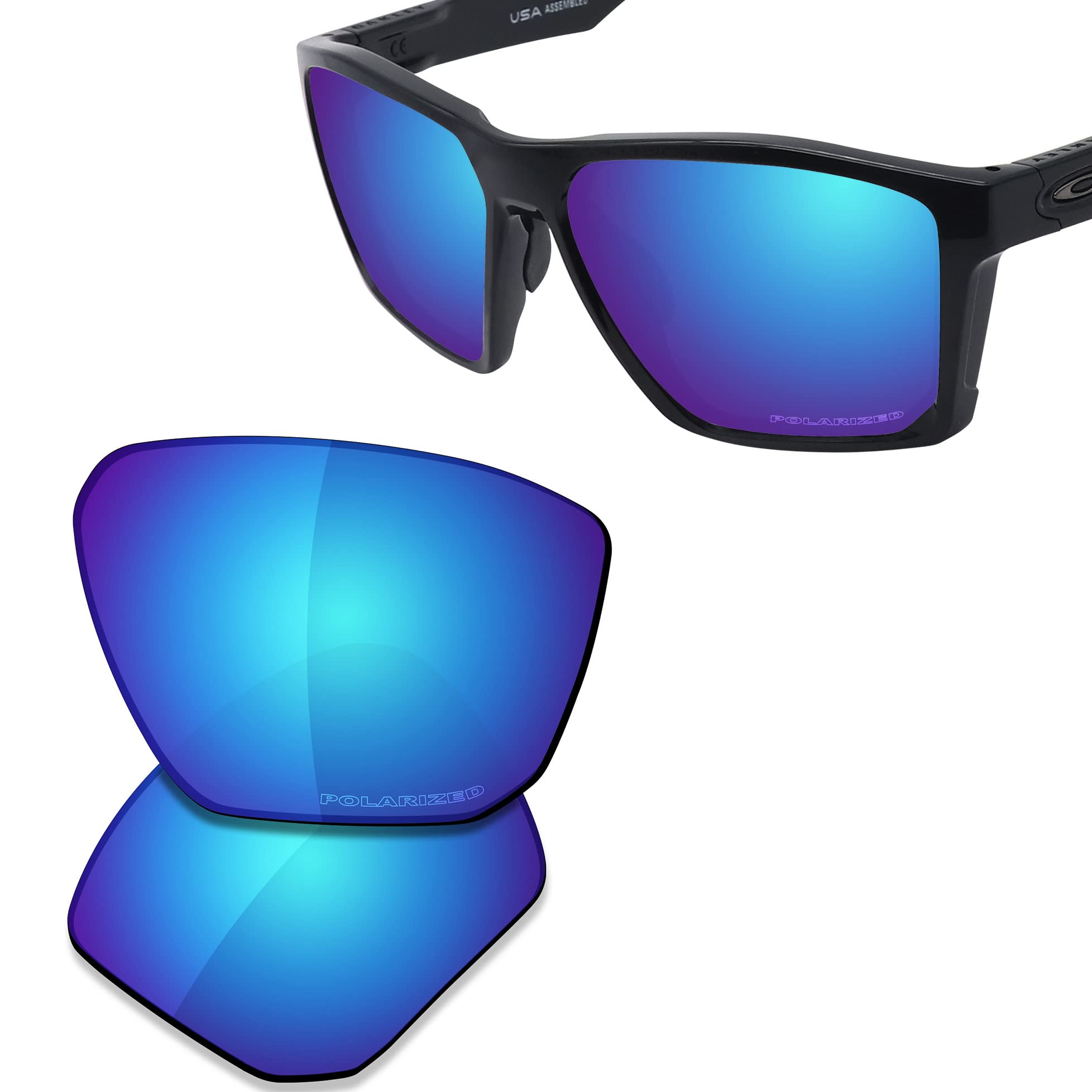 SAUCER Najwyższej jakości wymienne soczewki i noski do okularów przeciwsłonecznych Oakley Targetline OO9397