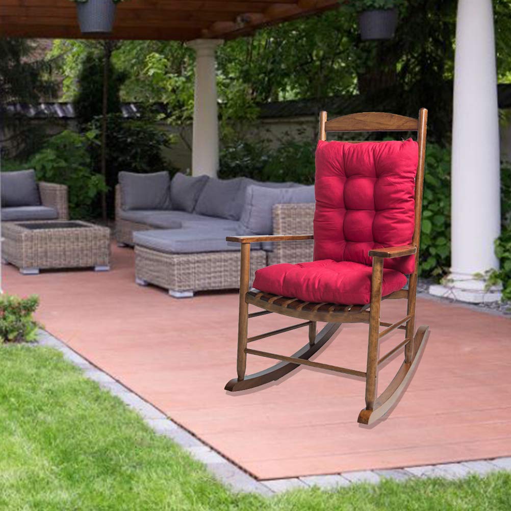 Mify 2 pcs/set Seat Pad Soft Chair Cushion Thick Seat Cushion Rattan Chair Sofa Cushion Garden Chair Cushion Back and Bottom - Image 4