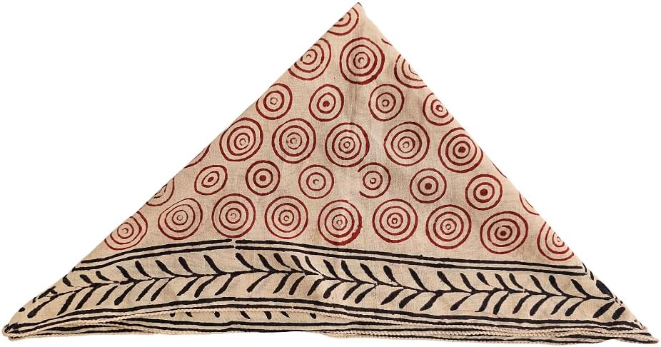Bandana Scarf Head Scarf Scarves For Women Block Print Bandana Handmade Block Print Natural Colours Organic Colours - Image 5