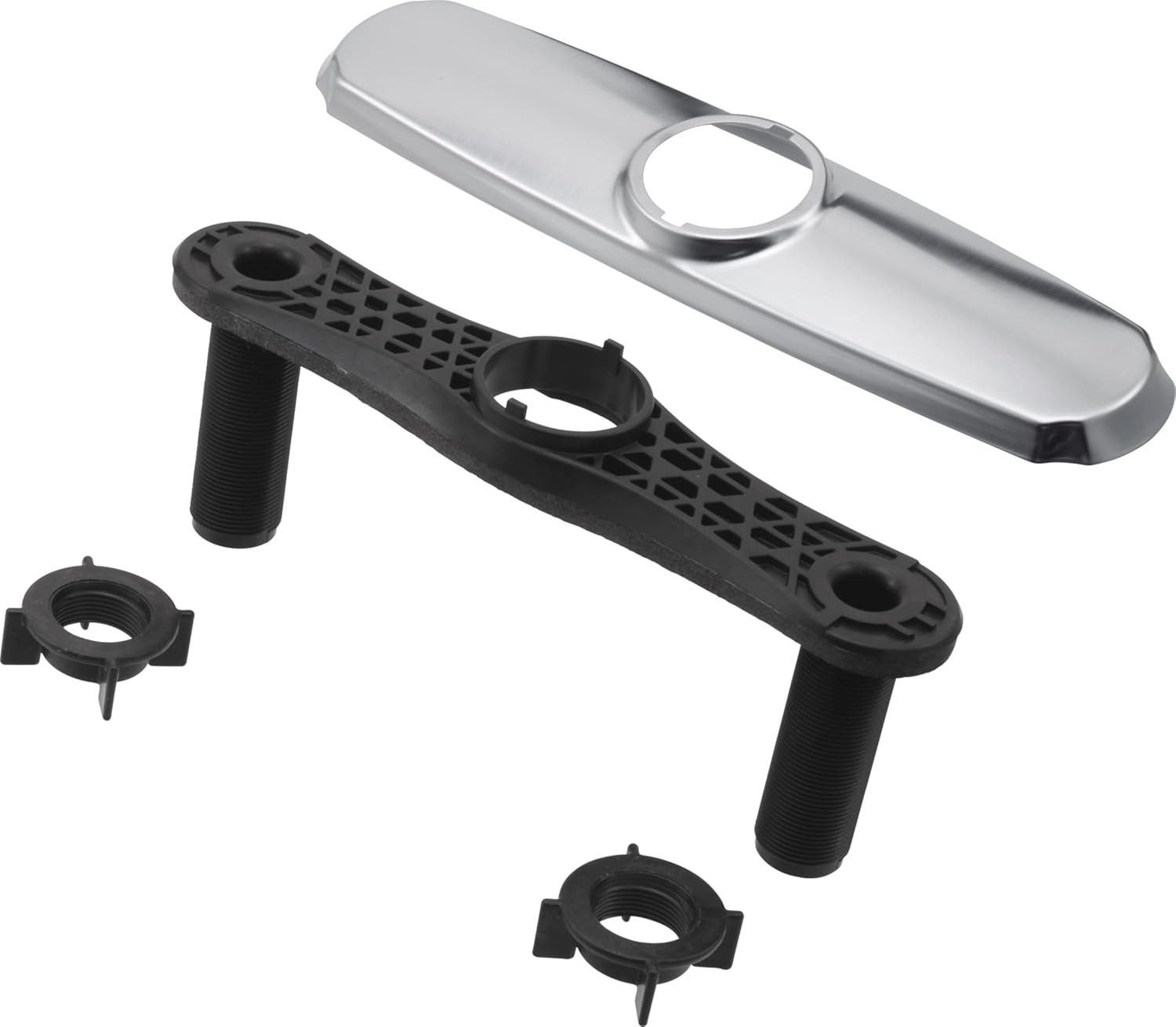 Delta Faucet RP63198AR Addison, Deck Escutcheon, Arctic Stainless