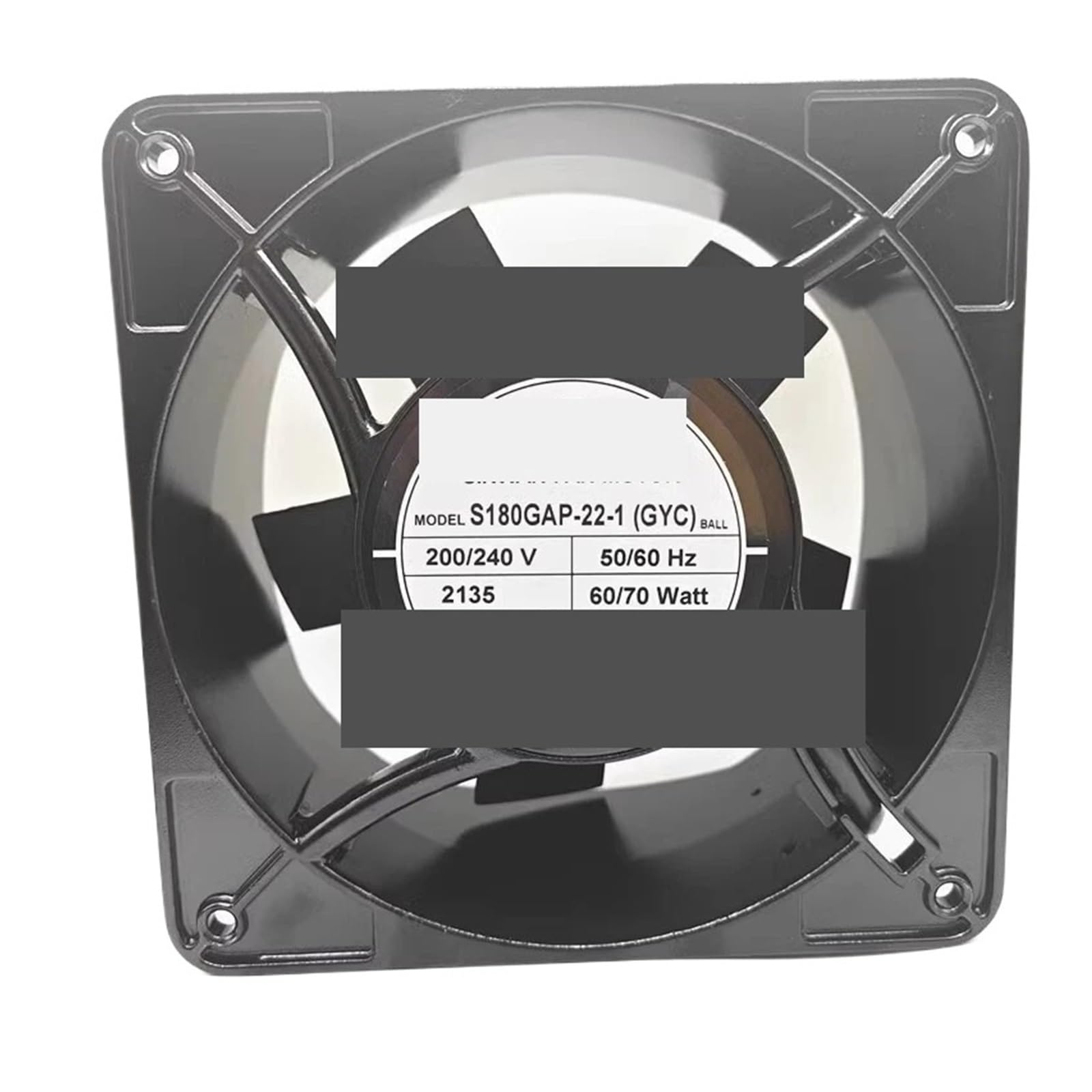 BRODEFUP 200/240V 60/70W S180GAP-22-1 176 * 89MM Cabinet Cooling Fan