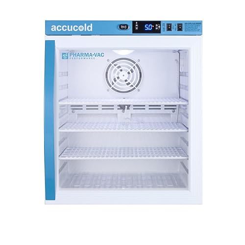 Refrigerador de vacunas compacto médico de 1 pie cúbico - Almacenamiento de vacunas - Serie Pharma-Vac Performance - Refrigerador compacto con