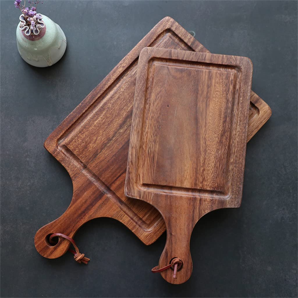 Tabla de Cortar Tabla para Cortar Pizza, filetes, Pan, Bandeja, Tabla para Cortar Frutas, Tabla para Cortar, D-35 * 20 cm