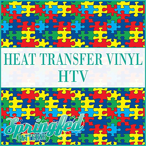 AUTISM PUZZLE PATTERN HTV 12x14
