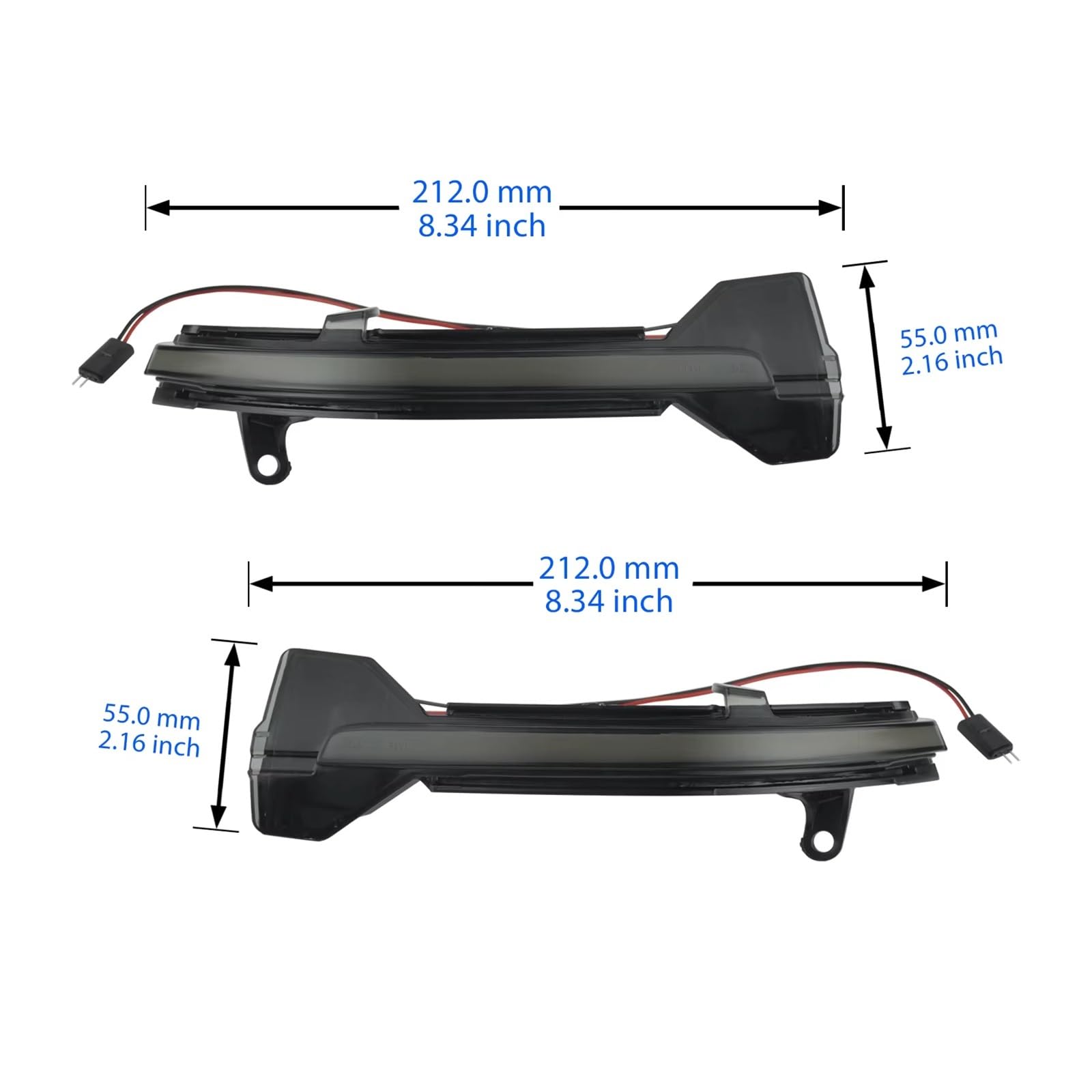Per BMW Per Serie 5 Per F07 Per F10 Per F11 2 Pezzi Indicatore Di Direzione Dinamico A LED Per Specchietto Retrovisore Freccia Specchietto
