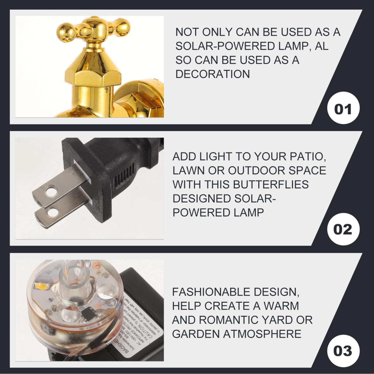 POPETPOP 1set Invisible Faucet Decorative Water Fountain for Garden Art Floating Spout Pump Outdoor Patio Decor Creative Home
