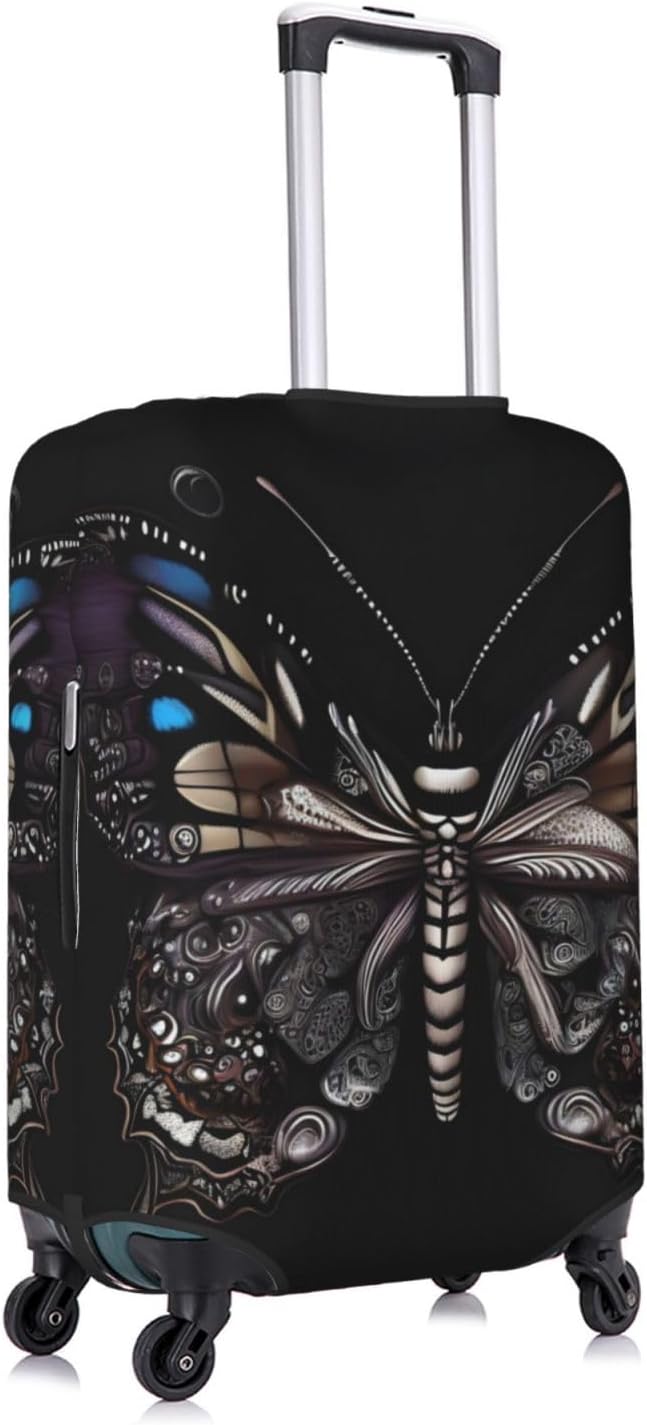 Science Butterfly Luggage Cover,* Trolley Suitcase Cover, Suitcase Protector Fits Large Luggage, Suitcase Protectors