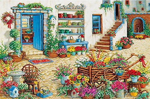 Amazon.co.jp: 1000ピース ジグソーパズル カラフル パティオ(50x75cm