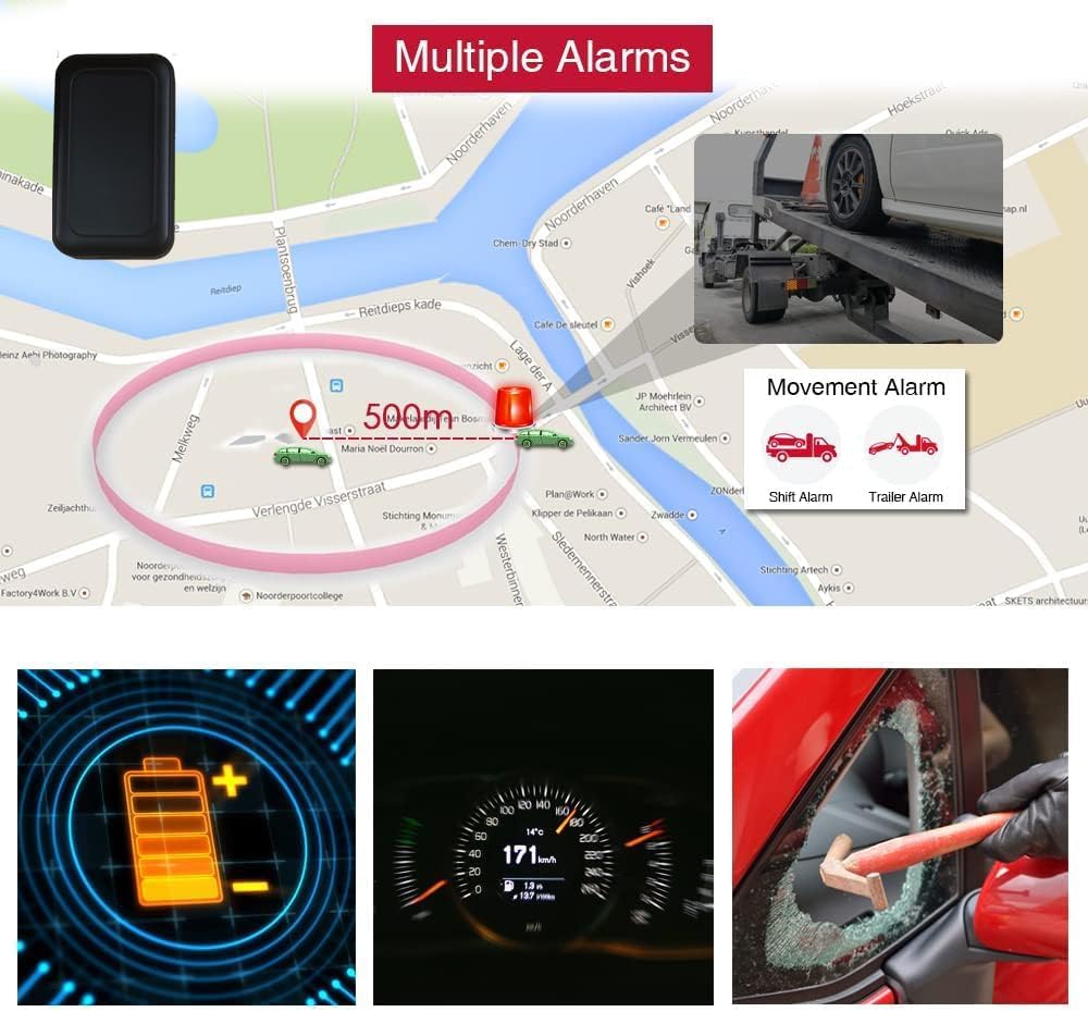 Espionaje de audio GSM con grabación de voz y rastreador GPS, escucha en tiempo real, llamadas remotas con amplificación de voz, protección contra robo de gran distancia (King Spy Guard F5)