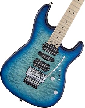 Charvel MJ San Dimas Style 1 HSH FR M QM Electric Guitar - Caribbean Burst