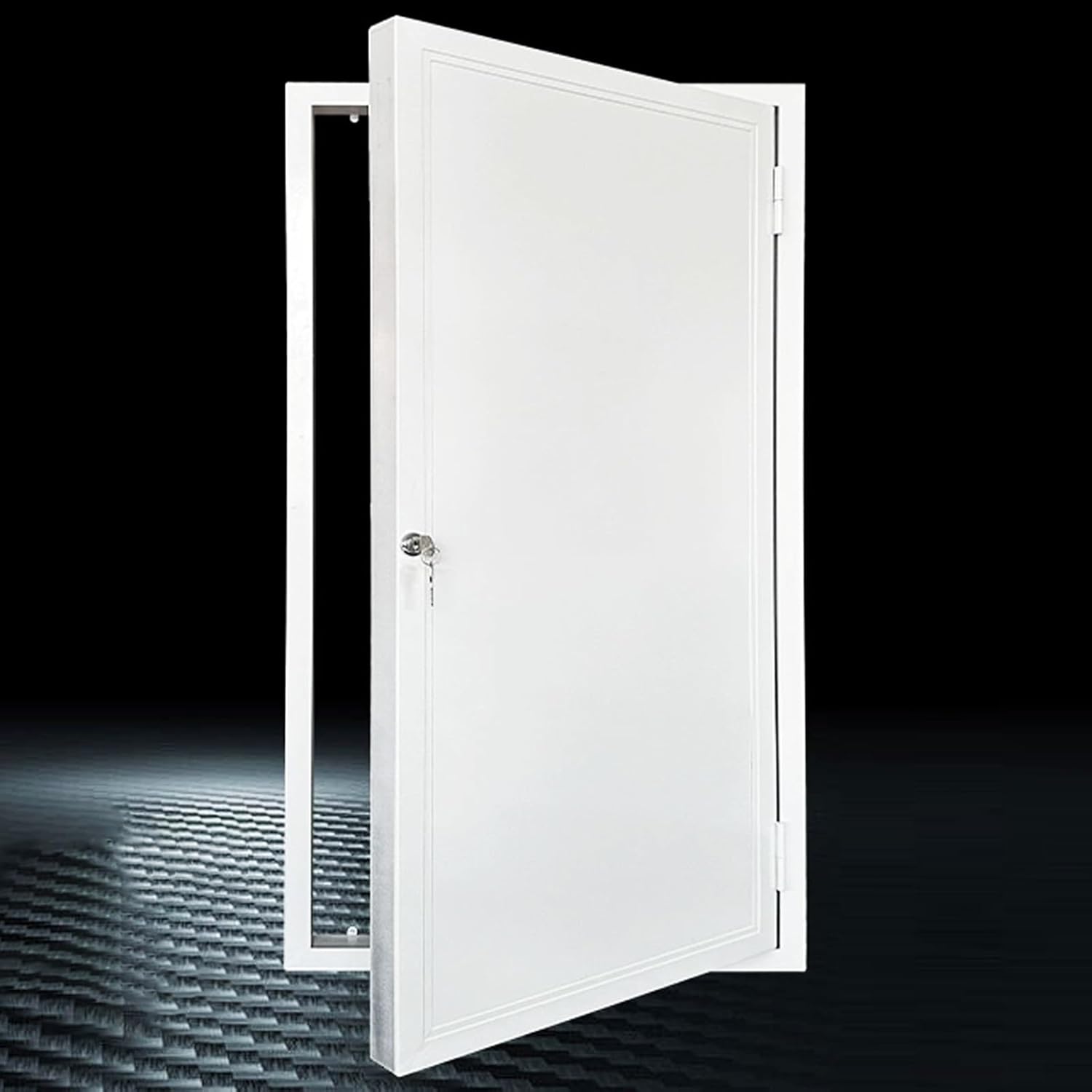 Aluminum Crawl Space Access Door Small Large, Wall Ceiling Access Panels Recessed, Soundproof Wall Hole Cover for HVAC Heating Plumbing, Attic Door(18x36in(46x91cm))