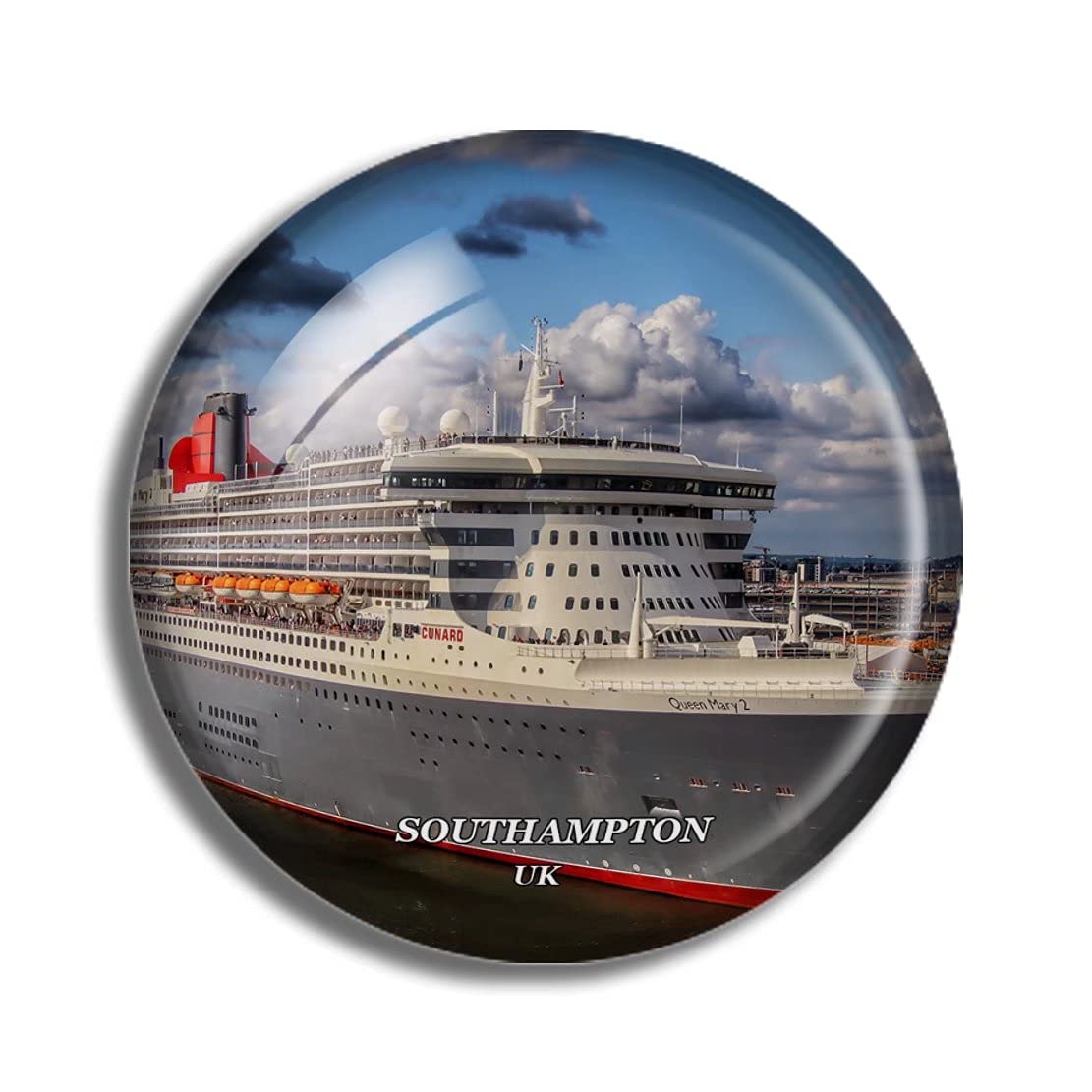 Weekino Crystal Fridge Magnets Southampton Uk Travel Souvenir Funny Sticker For Gift Home Decoration Office Whiteboard
