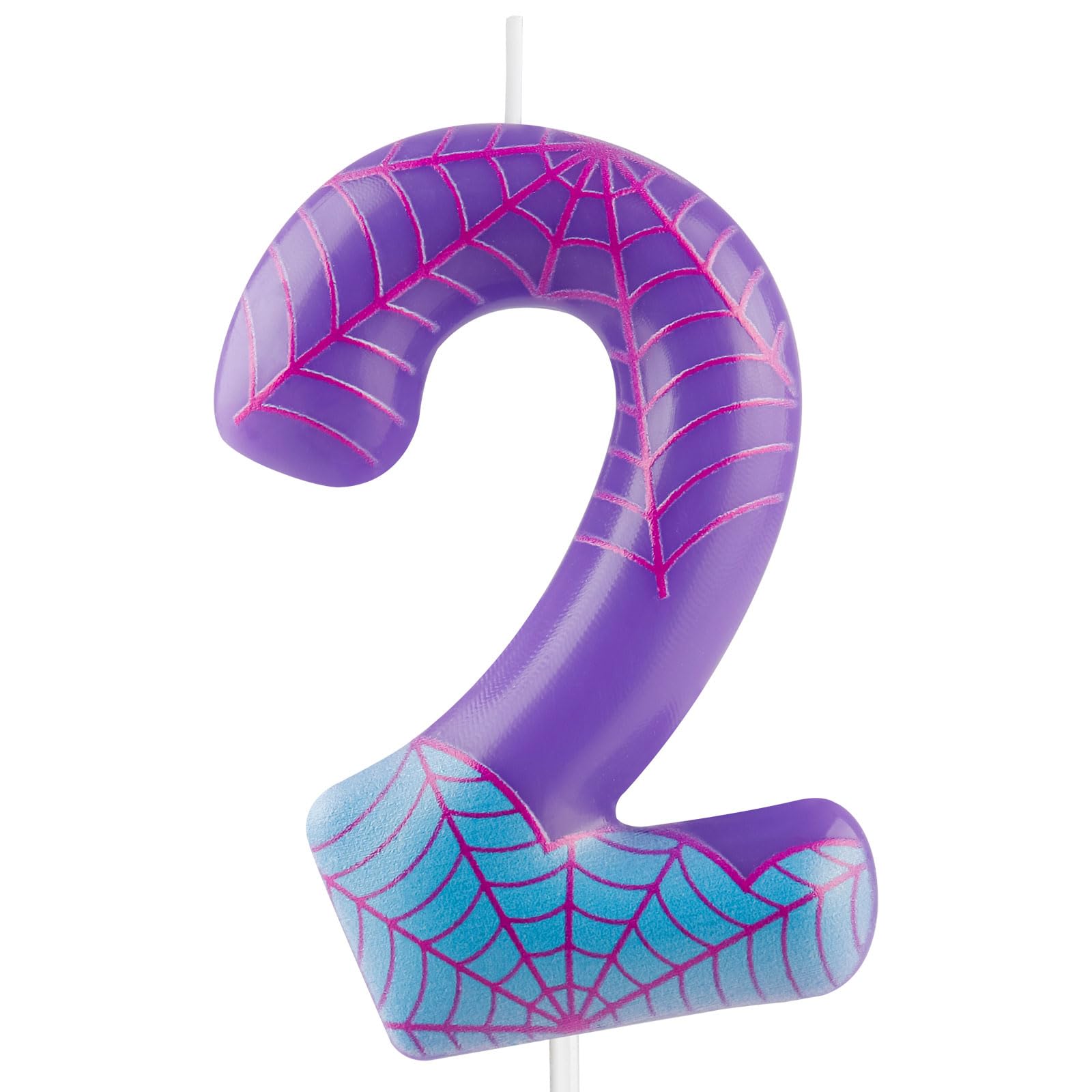 Amazon.com: Purple Spider 2nd Birthday Candles Spider Themed
