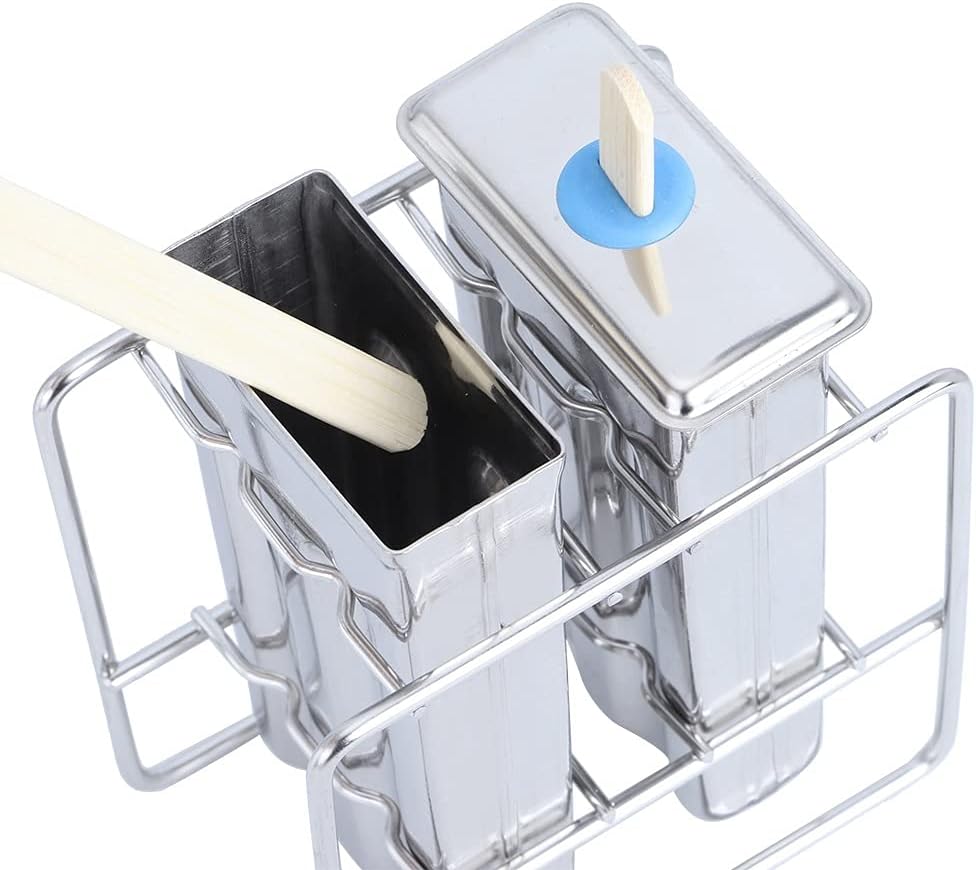 DIY Ice Pop Mold Stainless Steel Molds Ice Cream Yogurt Mould New Home Kitchen Ice Cream (Color : B) (A)