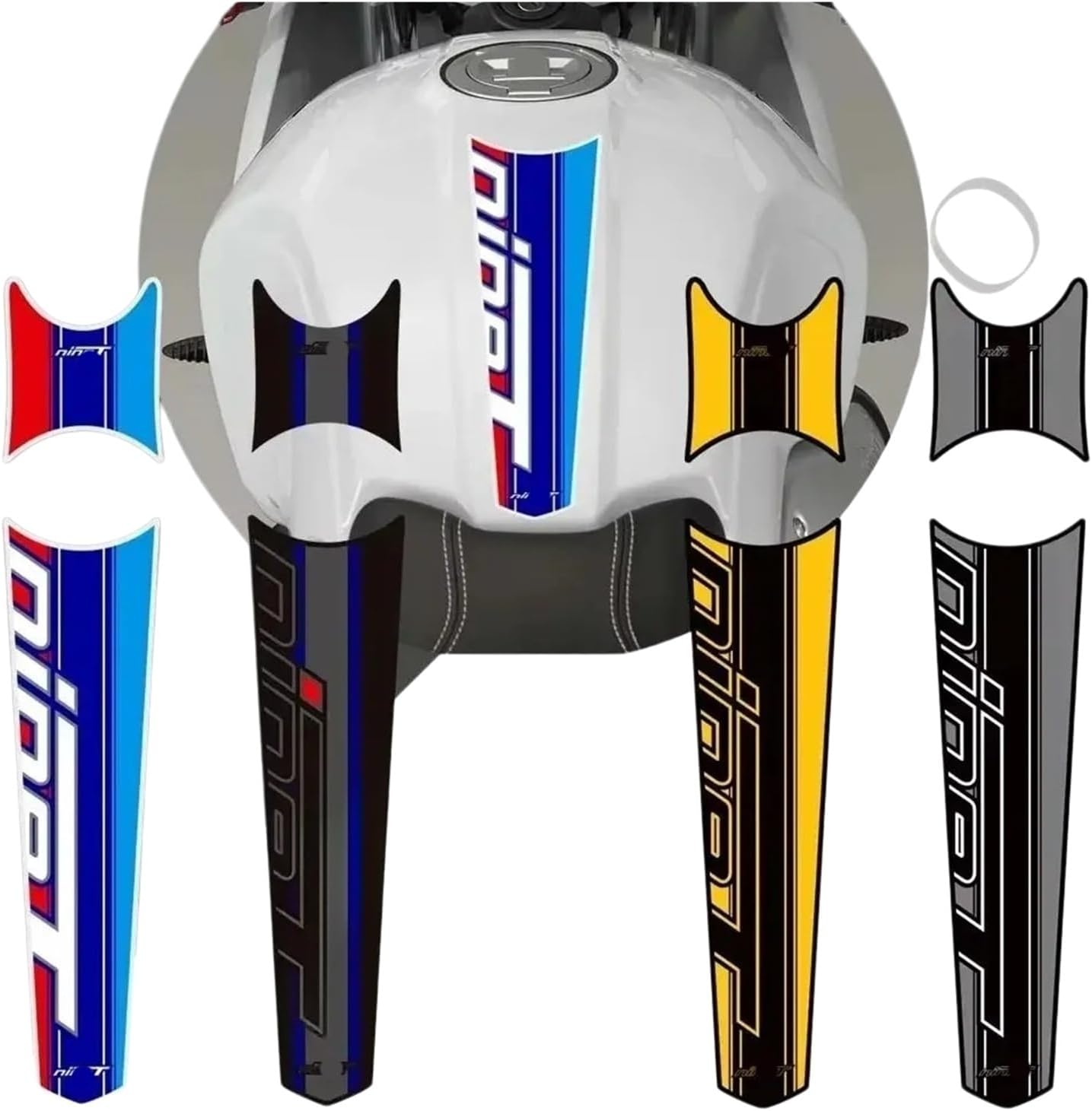 Motorcycle Tank Sticker for B&M&W& R Nine T 2016-2022 Motorcycle Accessories Stickers Protector Gas Fuel Oil Kit Knee Tank Pad Side Grips.