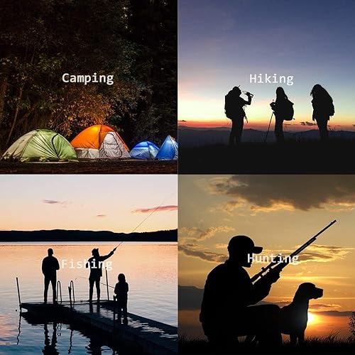 Miniatura 7 de Paquete de 3 linternas LED recargables, mini linternas de camping superbrillantes pequeñas con haz zoomable, práctica carga USB C para camping,