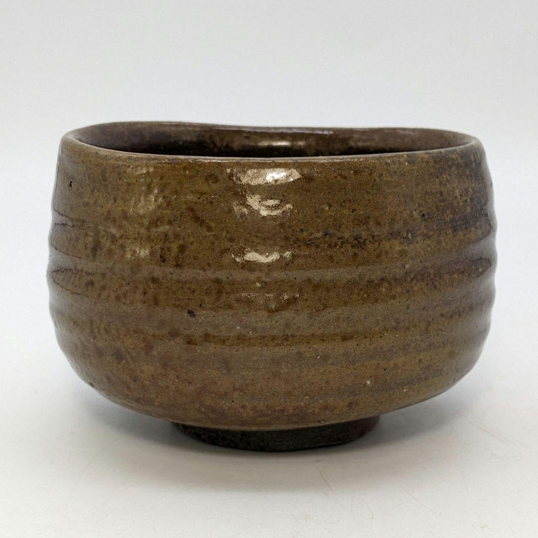 Amazon.co.jp: 備前市無形文化財 榊原清人 備前焼 茶盌 合箱 抹茶碗