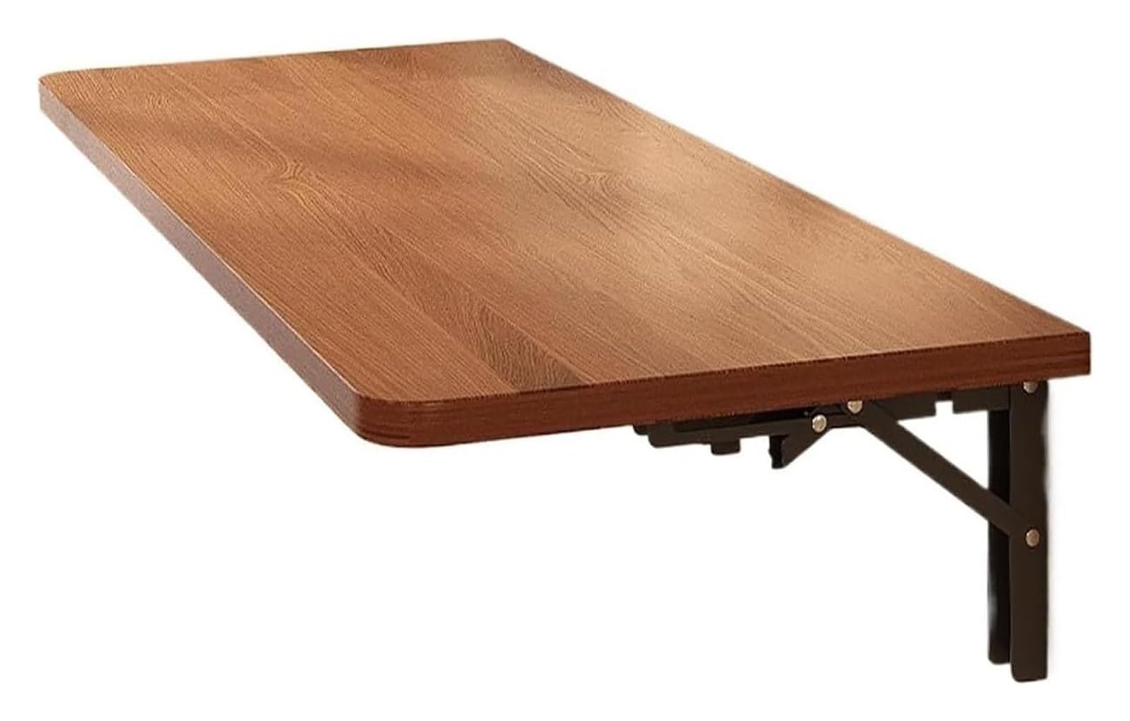 ZHANGGL Wall Mounted Folding Table Compact Floating Desk for Home Office Laundry & Small Spaces 80x40CM Versatile Workstation & Dining Table (Brown)