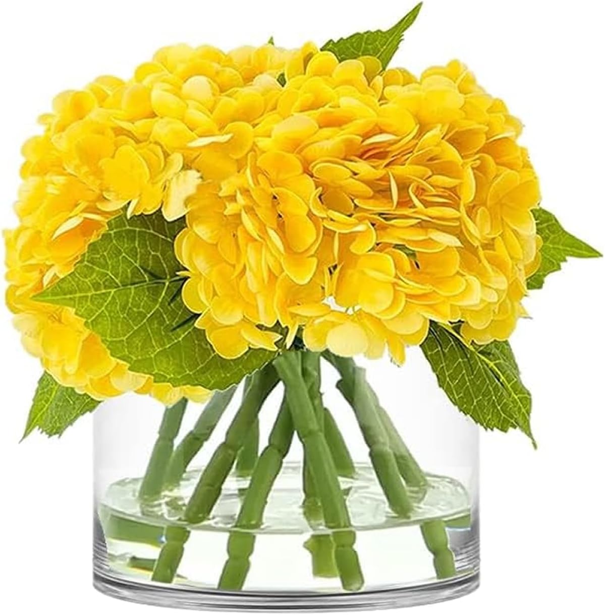 CYS Excel Glass Cylinder Vase – 7" Wide x 6" Tall | Best for 3” Pillar Candles and Floating Candles | Hurricane Candle Holder & Flower Centerpiece