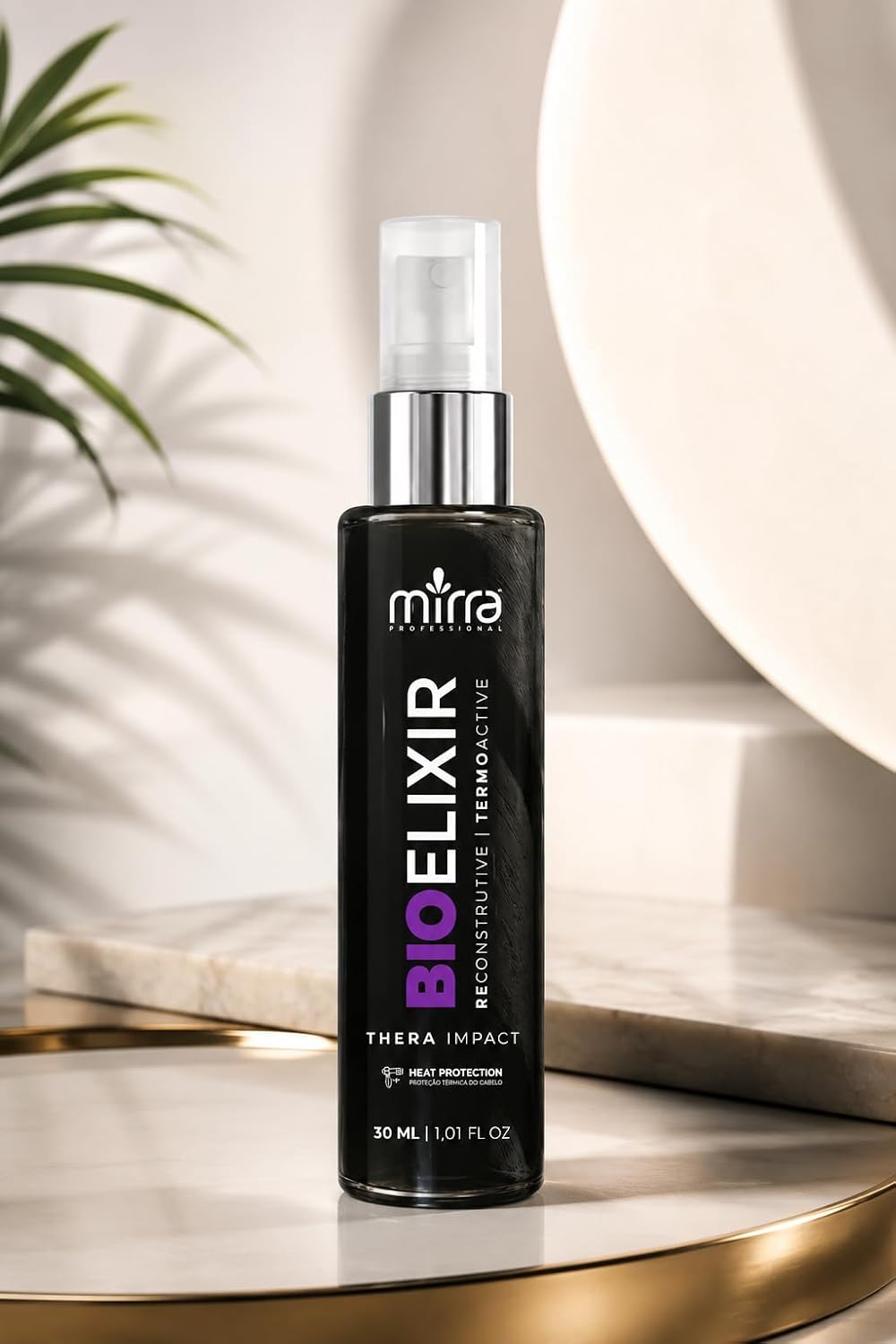 Travel Size Leave In Hair Treatment Spray, Heat Protection, Frizz Control 30 mL / 1.01 Fl Oz