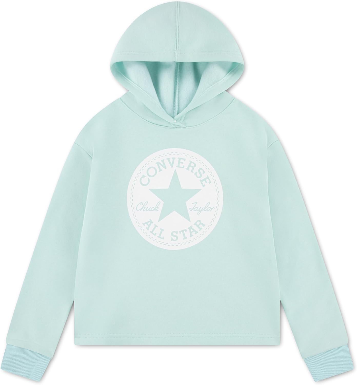 Converse Girls' Classic Chuck Patch Graphic Pullover Hoodie - Image 4