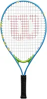 Wilson US Open Jr Tennis Racket, for Kids, Aluminium, Blue/Green, 21