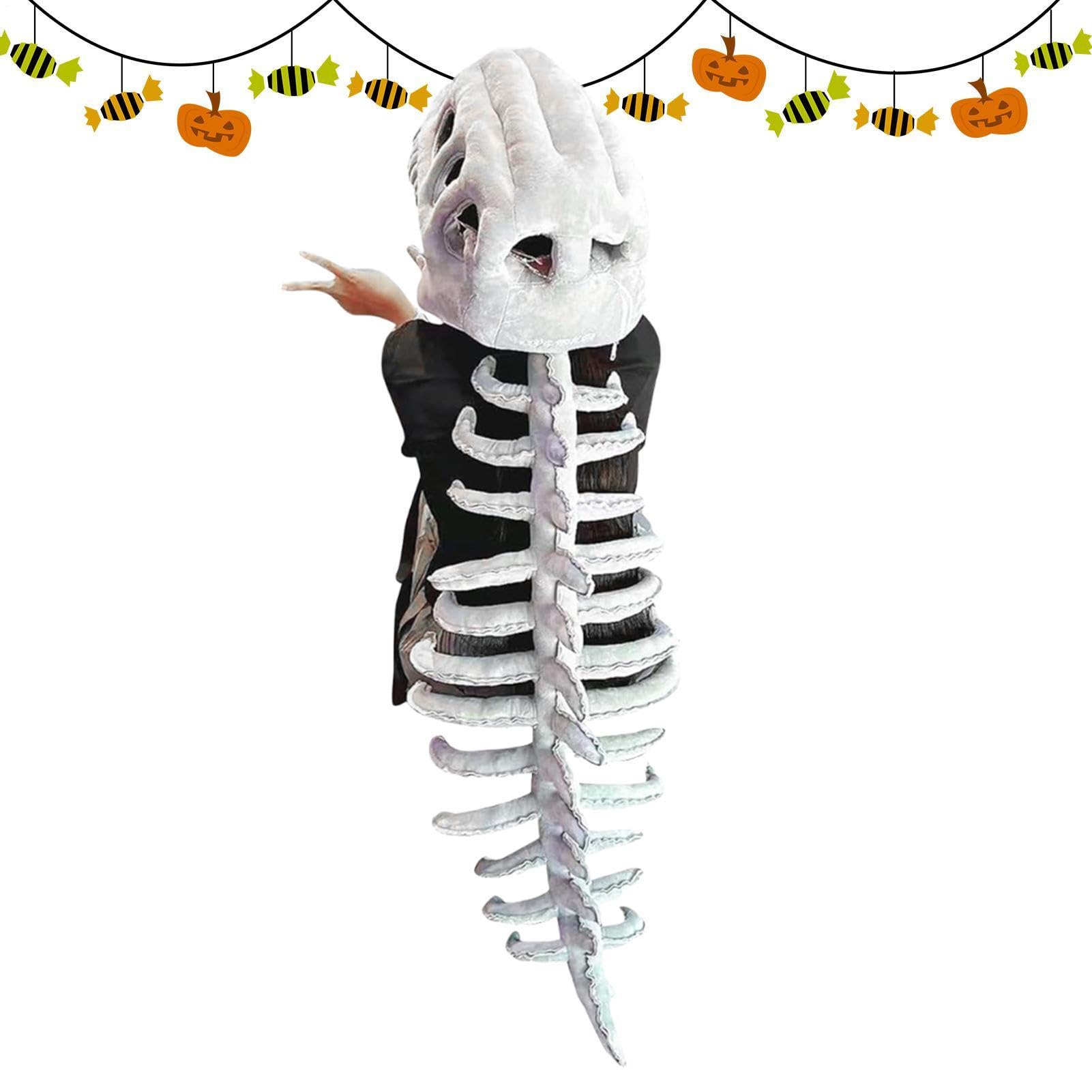 Kostium Dinozaura Dla Dzieci Pluszowe Zabawki Szkielet Do Noszenia | Halloween Rekwizyty Cosplay Czaszka Zwierzęca Dla Dorosłych Kobiet Mężczyzn Dziewcząt Chłopców Na Bal Maskowy