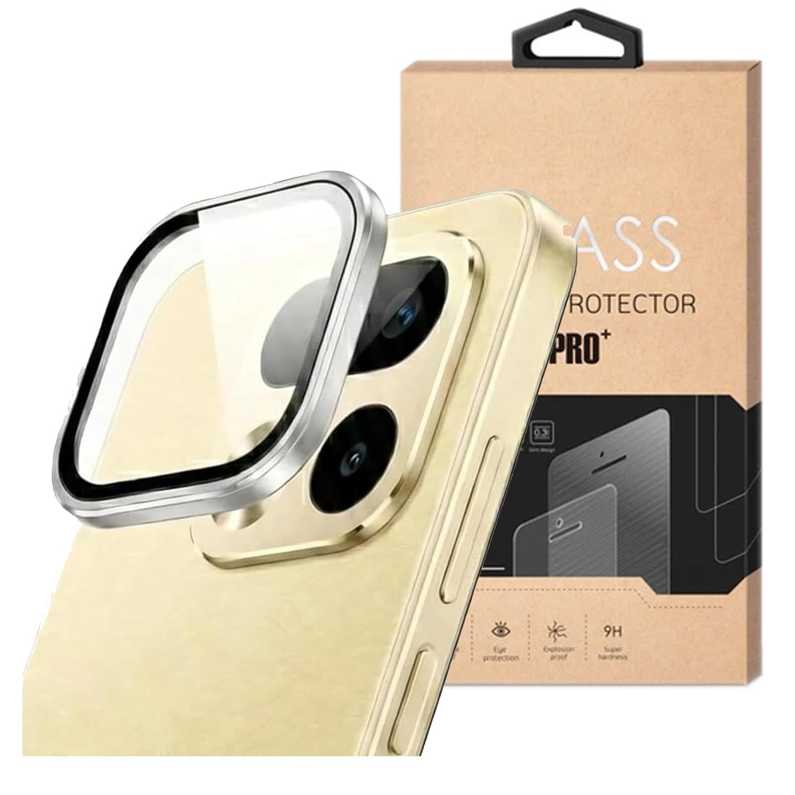 3D Camera Lens Protector Ring Compatible for realme 16T 5G(Silver) | Keep Original Lens Design and Color | 9H Hardness, Easy Installation - Silver-picture-21