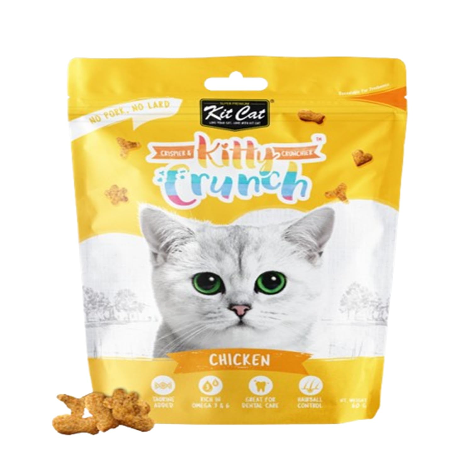 Kitty Crunch Chicken Flavor Treat 60G