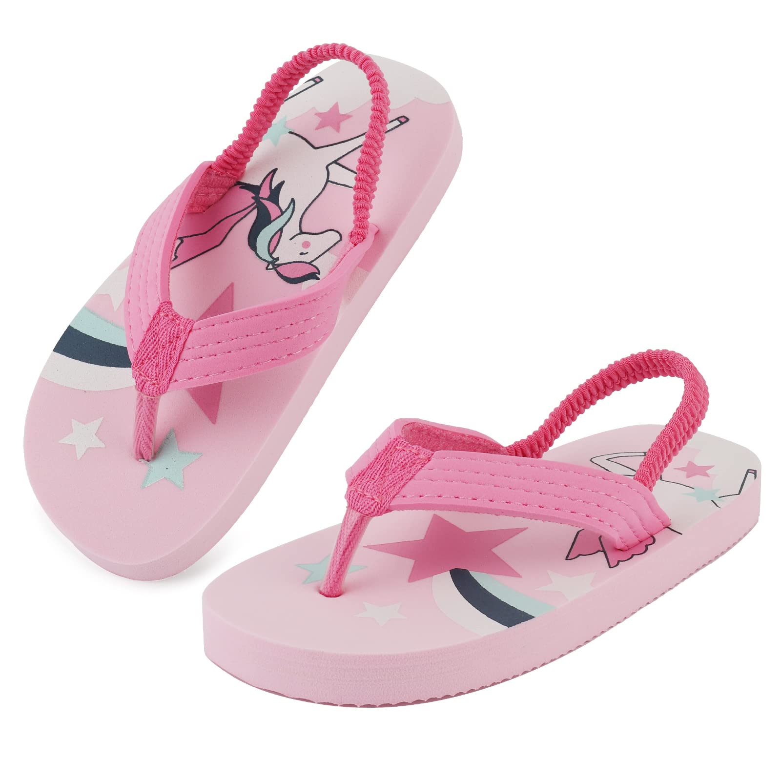 IEEILULU Chanclas Niño, Sandalias Piscina Unisex Niños Niñas, Ligera Cómoda Ducha Zapatilla