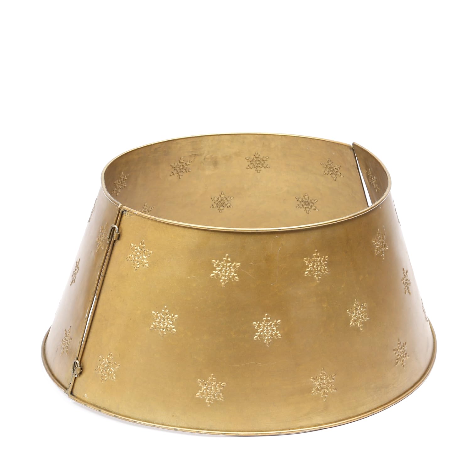 Weihnachtsbaumrock Weihnachtsbaumring Baumständer Umrandung Gold (70cm Durchmesser Gold)