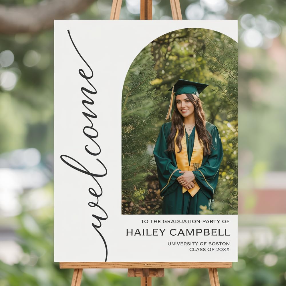 Amazon.com: IZI POD Personalized Graduation Welcome Sign, Custom ...