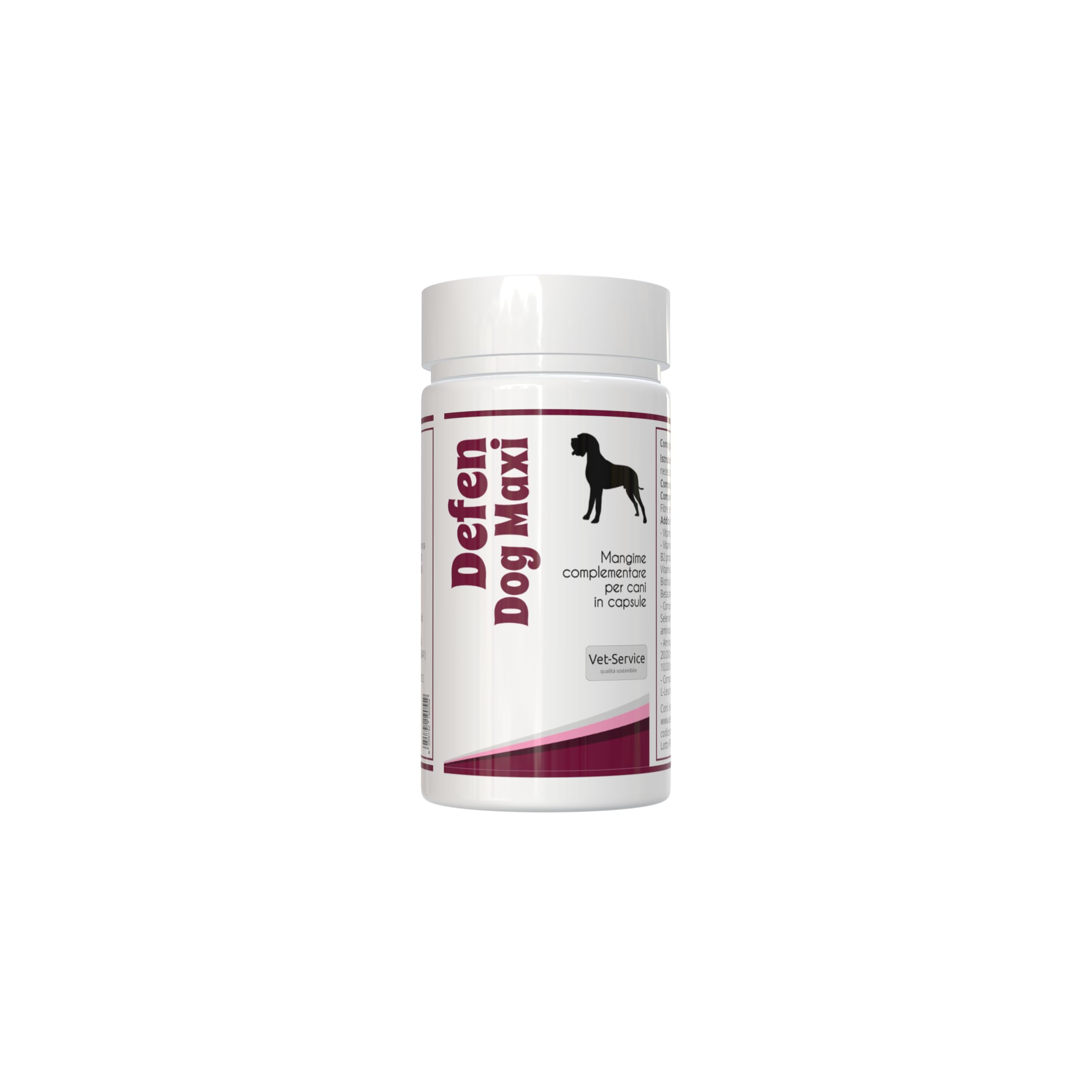 Defen-Dog Maxi | 240 cps | anti-Anemico ed Immunostimolante | Integratore per Cani in capsule | Migliora le Difese Immunitarie e contrasta l'Anemia