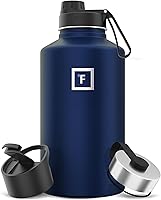 Vista 110 de IRON °FLASK Frasco de hidratación para acampar y senderismo con pajilla, botella de agua deportiva de acero inoxidable con aislamiento de boca