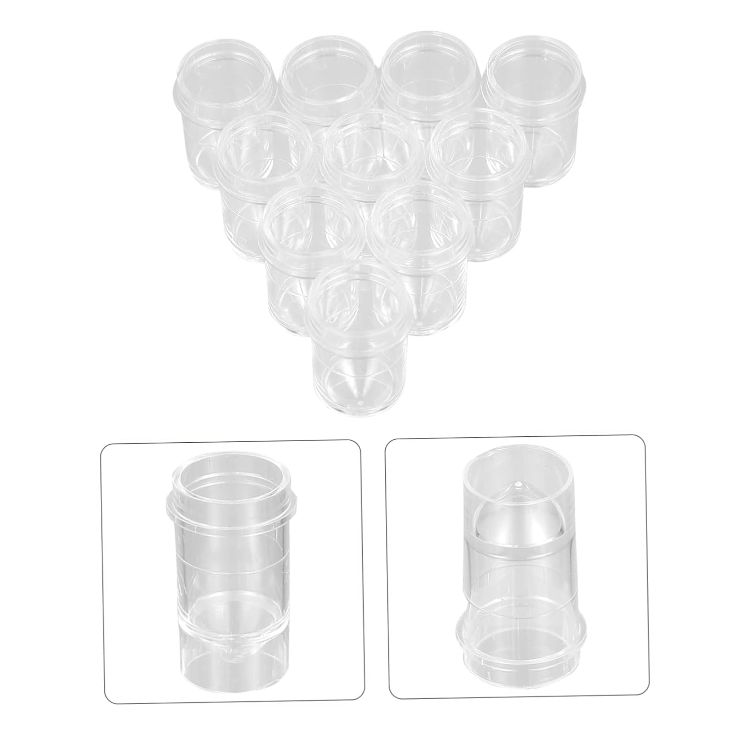 Alipis 1000pcs Cups Bulk Drinking Cups Tasting Plastic Sample Portable Storage Holder